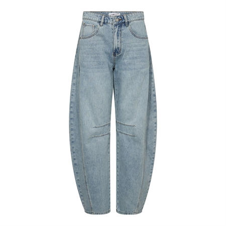 Haute L'Amitié  Drew Barrel Panel Jeans Bleached Denim